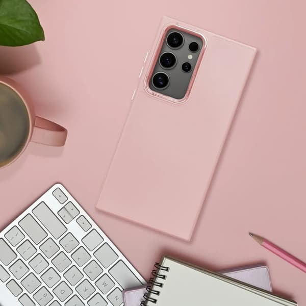 Mobilskal till Xiaomi Redmi Note 14 5G Frame - Rosa Rosa