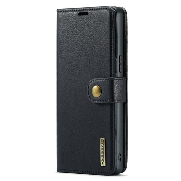 DG.MING Sony Xperia 10 V Plånboksfodral Äkta läder - Svart