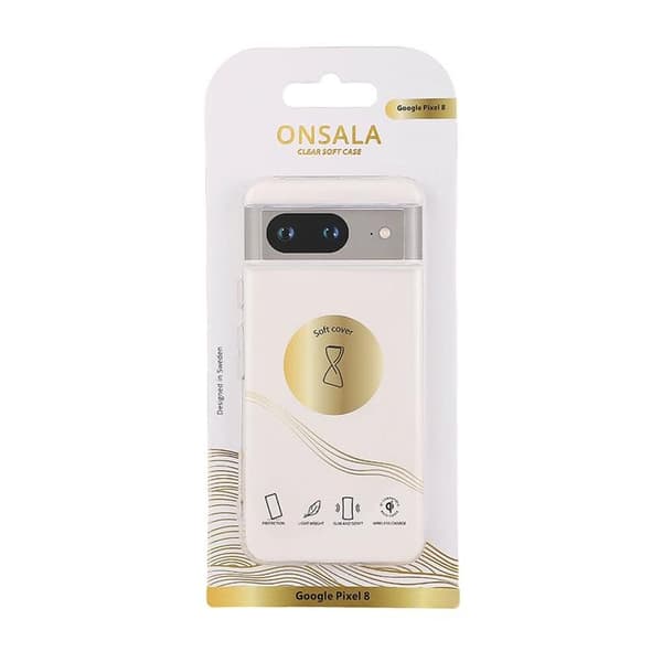 Onsala Google Pixel 8 Mobilskal TPU - Transparent Transparent