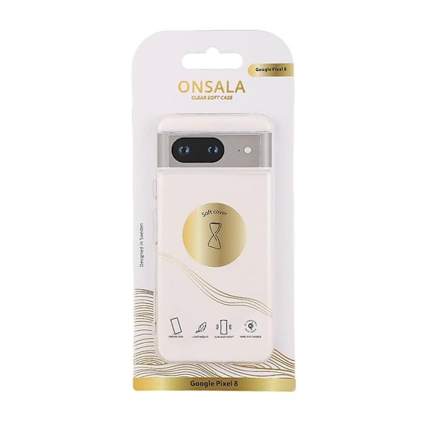 Onsala Mobilskal till Google Pixel 8 TPU - Transparent Transparent