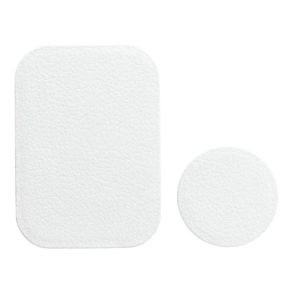 Badget till magnet Mobilhållare leather Vit Vit