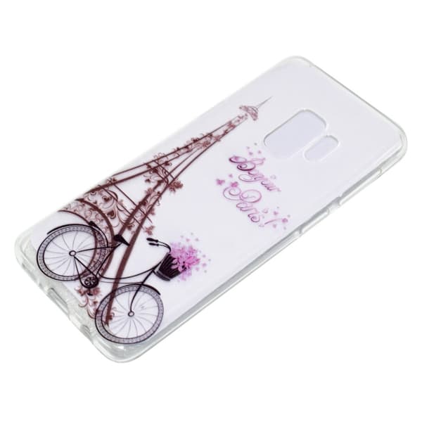 Flexicase Cover til Samsung Galaxy S9 Plus - Eiffel Mönster