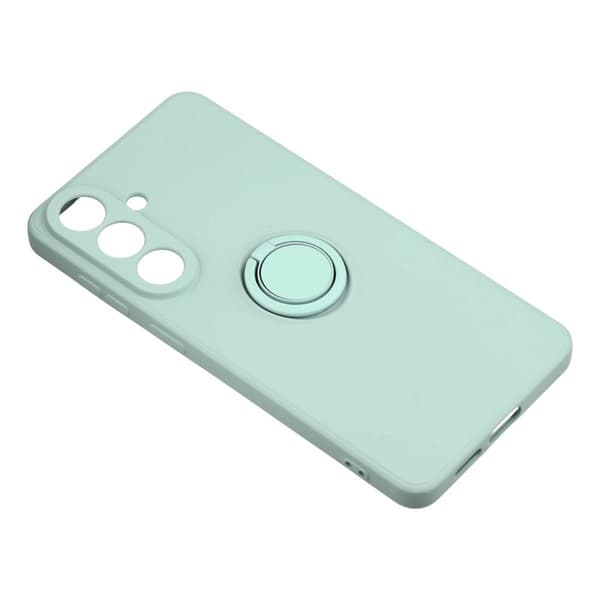 Mobilskal för Samsung Galaxy S26 Silikon med Ring Kickstand - Mintgrön
