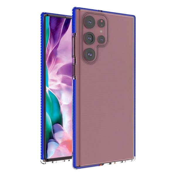Galaxy S22 Ultra Skal Spring Gel - Mörkblå Blå