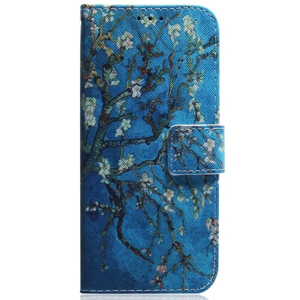 Samsung Galaxy S26 / S26 Pro Plånboksfodral Konstläder - Aprikos Blommor