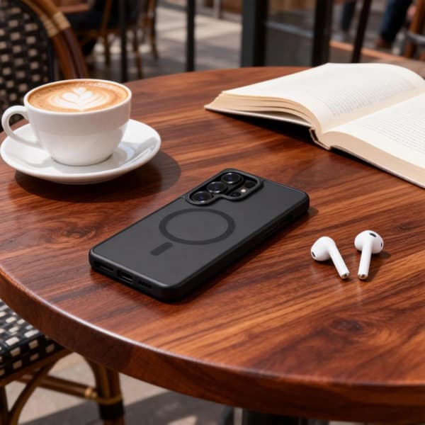 Tech-Protect Telefontaske Til Galaxy S26 Ultra Magsafe - Mat Sort Svart