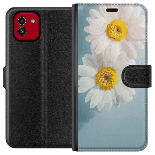 Pungcover til Samsung Galaxy A03 med Sommerblomster