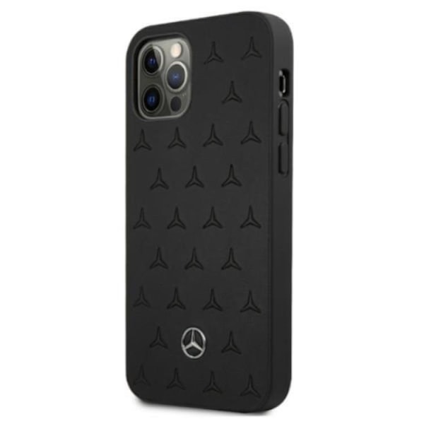Mercedes iPhone 12 Pro Max Skal Läder - Svart Svart