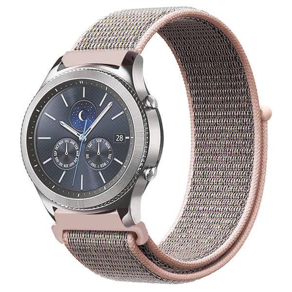 Kalebol Galaxy Watch 6/6 Classic Armband Nylon Loop - Rosa Rosa