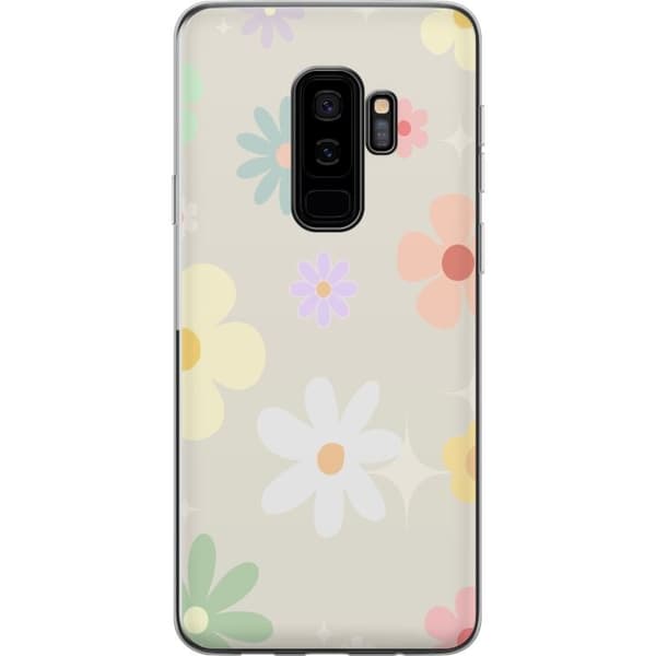 Taske til Samsung Galaxy S9+ med fejende blomster