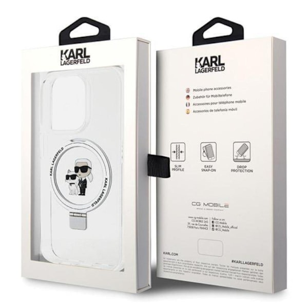 Karl Lagerfeld iPhone 13 Pro/13 Mobilskal MagSafe Ringställ