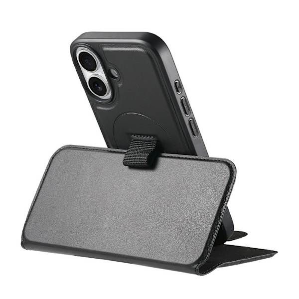 CASENEO iPhone 17 Plånboksfodral RFID Blocking Konstläder - Svart