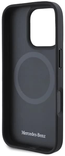 Mercedes Mobilskal till iPhone 16 Pro Max MagSafe Textured Plain Läder Beige