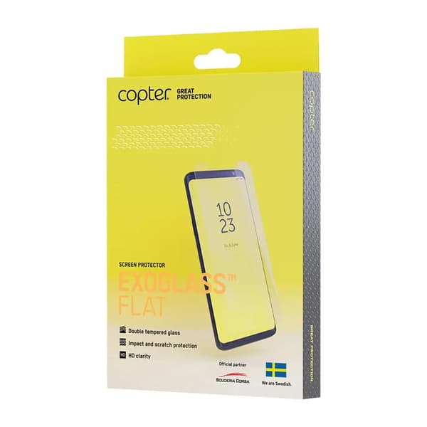 Copter Exoglass Flat Härdat Glas Skärmskydd Galaxy Xcover 6 Pro Transparent