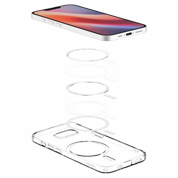 Spigen Mobilskal till iPhone 16e Magsafe Liquid Crystal - Clear Transparent
