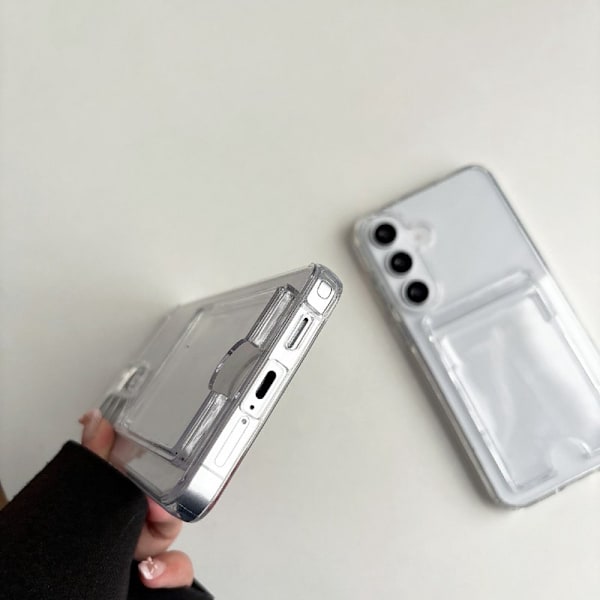 Mobilskal för Samsung Galaxy S26 Plus Transparent PC + TPU - Grå