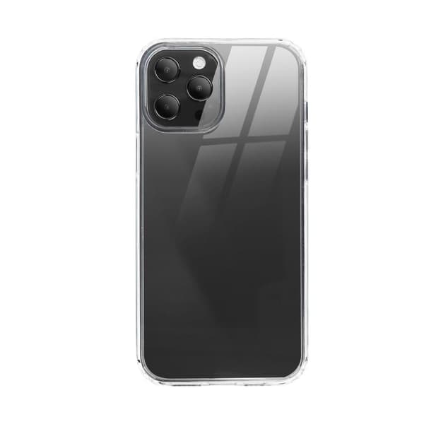 Suoer Clear Hybrid taske til iPhone 12/12 PRO gennemsigtig Transparent