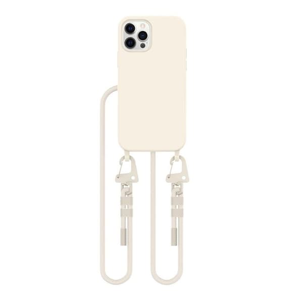 Tech-Protect iPhone 12 Pro mobiltelefon halskædebetræk Magsafe Maghalskæde Beige