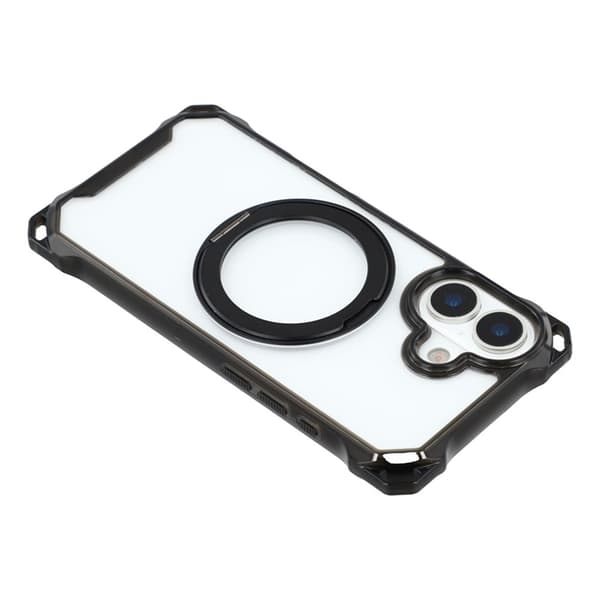 Mobilskal till iPhone 17 MagSafe Ring Kickstand - Svart Svart