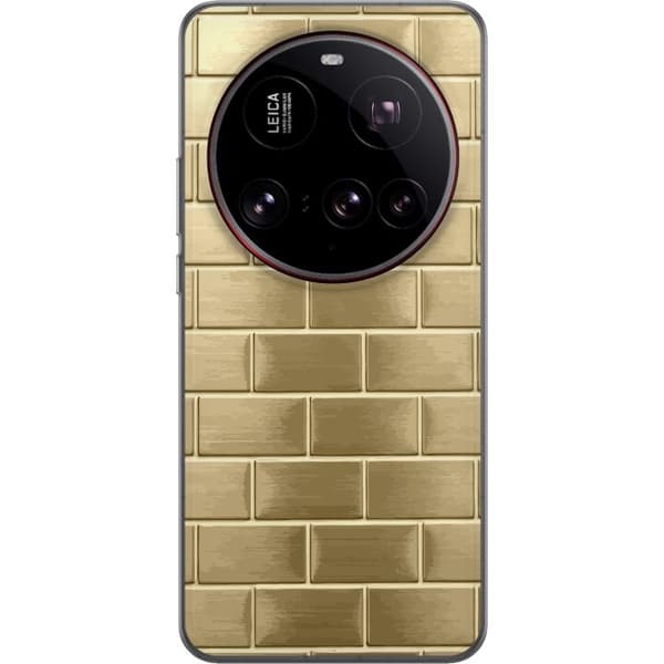 Mobilskal till Xiaomi 15 Ultra med Gyllene Murstenar