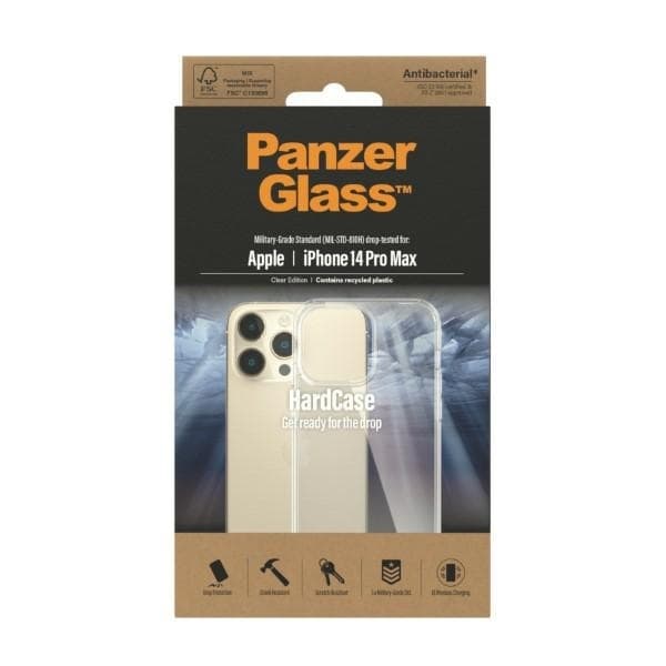 PanzerGlass telefontaske til iPhone 14 Pro Max militær kvalitet