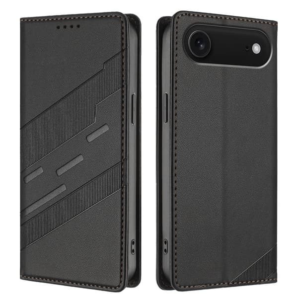 iPhone Air Plånboksfodral Punk Style Imprinted - Svart Svart
