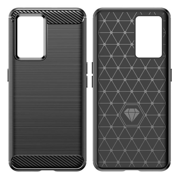 Carbon Realme GT Neo 3 Cover Fleksibel - Sort