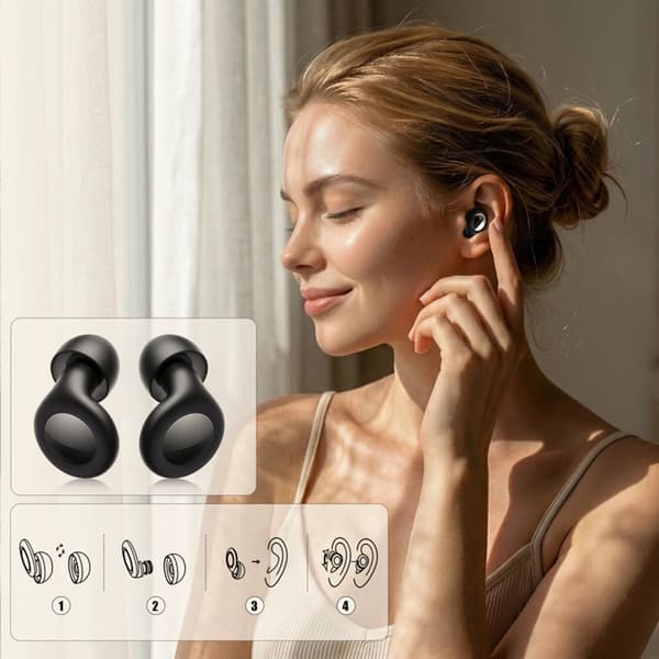 Tech-Protect Earplugs Quiet Fit - Svart Svart