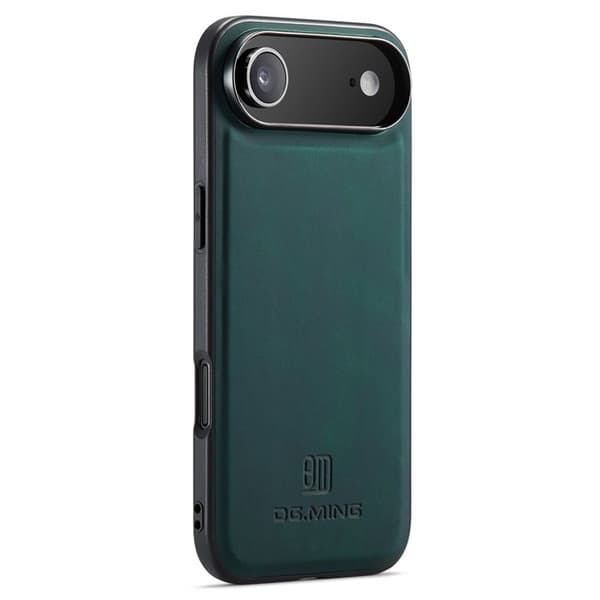 DG.MING Mobilskal till iPhone Air PU Läder Hybrid Grön