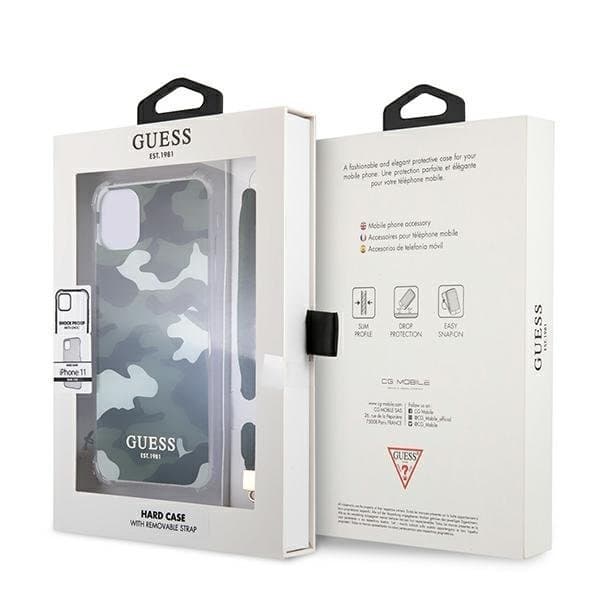 Guess Skal iPhone 11 Camo Collection - Grön Green