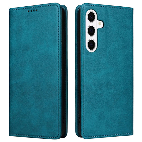 Plånboksfodral för Samsung Galaxy S26 Plus RFID Blocking Konstläder - Blå