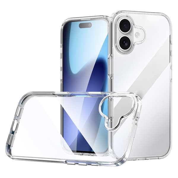 SULADA Mobilskal till iPhone 17 Crystal TPU+PC - Clear Transparent