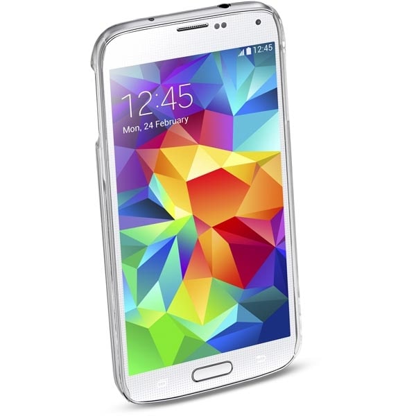 CellularLine Invisible Skal till Samsung Galaxy S5 (Transparent) + Skärmskydd