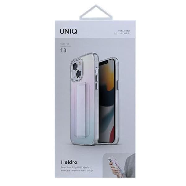 UNIQ Heldro Skal iPhone 13 - Iridescent Transparent