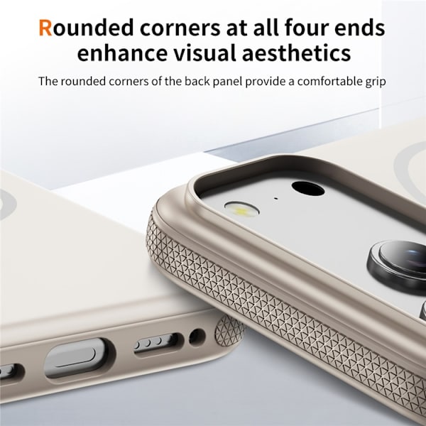Mobilskal till iPhone 17 Pro MagSafe PC + TPU Shockproof - Grå Grå