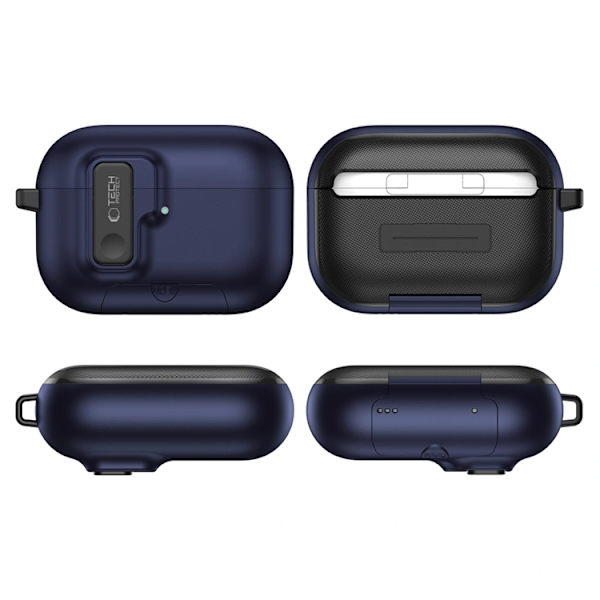 Tech-Protect Apple Airpods Pro 3 Skal Slim Hook - Marinblå Blå