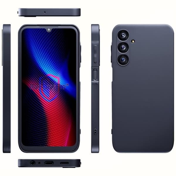 3MK telefontaske til Galaxy A25 5G Matte Pro - Sort Svart