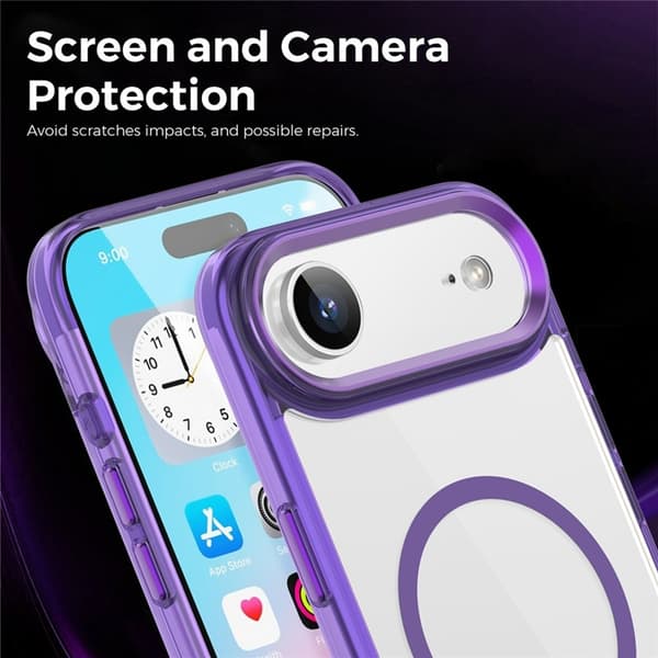 Mobilskal till iPhone Air MagSafe TPU+PC - Lila Lila