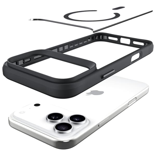 3MK Mobilskal till iPhone 17 Pro MagSafe Satin Armor - Transparent Transparent