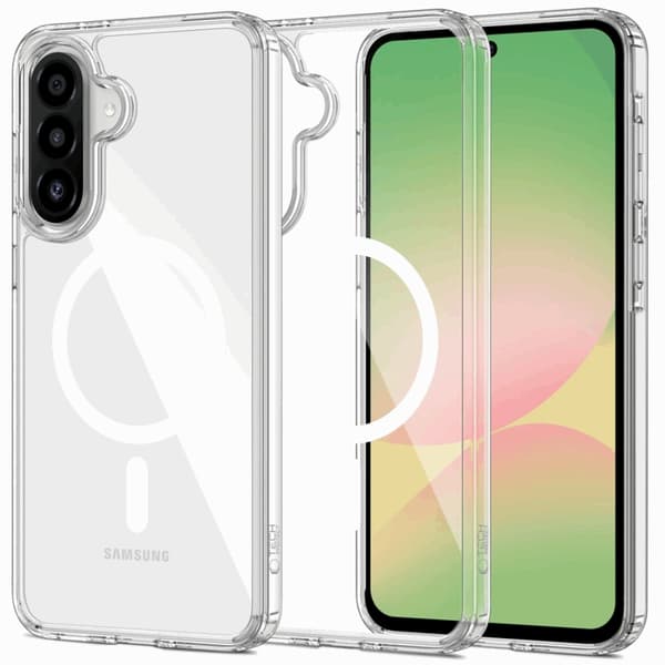 Tech-Protect Mobilskal till Galaxy A56 5G Magsafe Flexair Hybrid - Clear Transparent