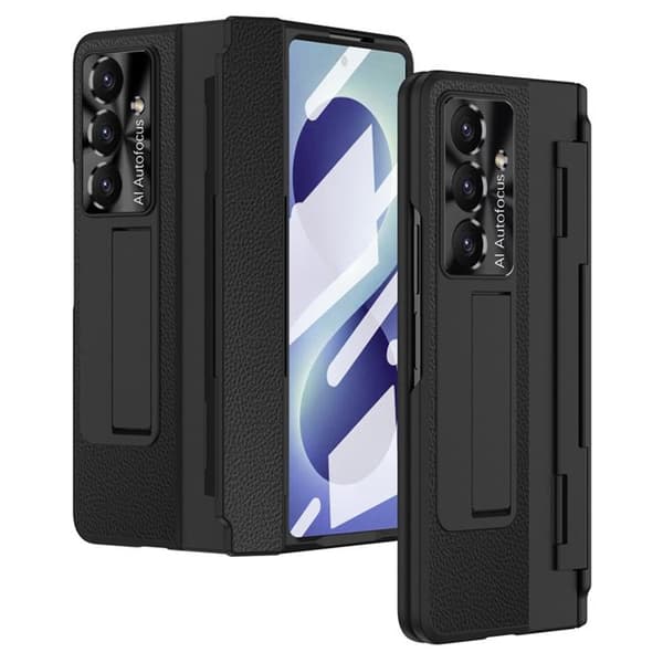 Mobilskal För Galaxy Z Fold 8 med Skärmskydd - Svart