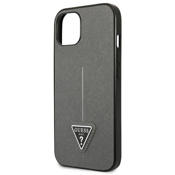Guess telefontaske til iPhone 13/14/15 MagSafe SaffianoTriangle Logo