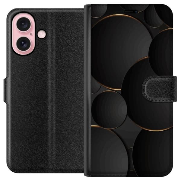 Plånboksfodral till Apple iPhone 16 med Lyxig Cirklar