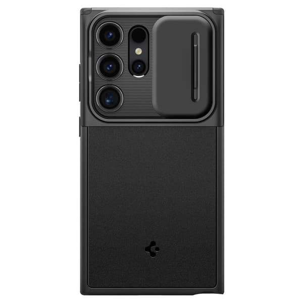 Spigen Galaxy S24 Ultra -puhelinkotelo Optik Armor - Musta Svart