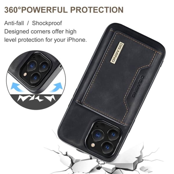 DG.MING M2 Series Mobilskal till iPhone 14 Pro Max Magnetisk Svart