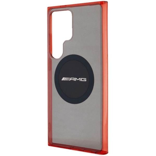 AMG Galaxy S24 Ultra Mobilskal MagSafe Transparent Bicolor - Svart Svart