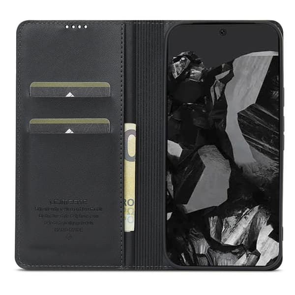 LC.IMEEKE L1 Series Google Pixel 10 Pro XL Plånboksfodral Konstläder - Svart