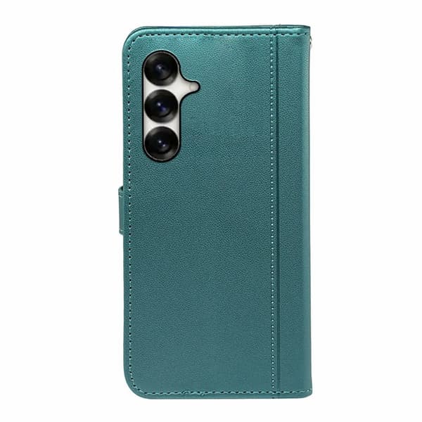 Plånboksfodral för Samsung Galaxy S26 Plus Magnetiskt Konstläder - Grön