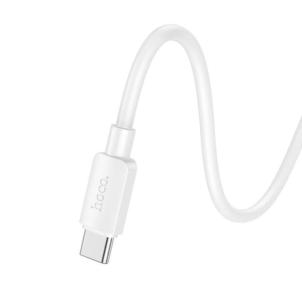 Hoco USB-C til USB-A Kabel 1m 27W - Hvid Vit