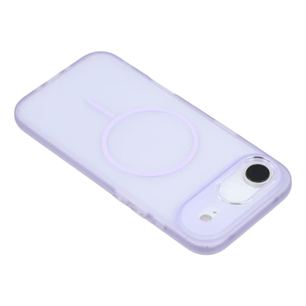 Mobilskal till iPhone Air MagSafe med Glitter Lins Frame - Lila Lila